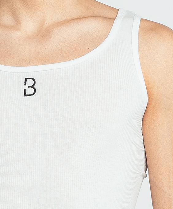 Louisa Bracq White Basic Range - Débardeur