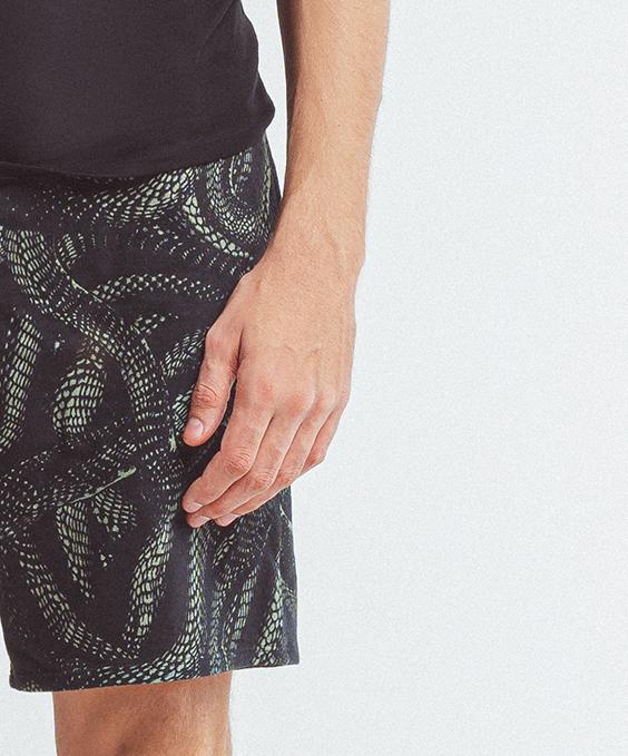 Louisa Bracq Medusa - Ensemble T-shirt Col V & Short Cotton Jersey