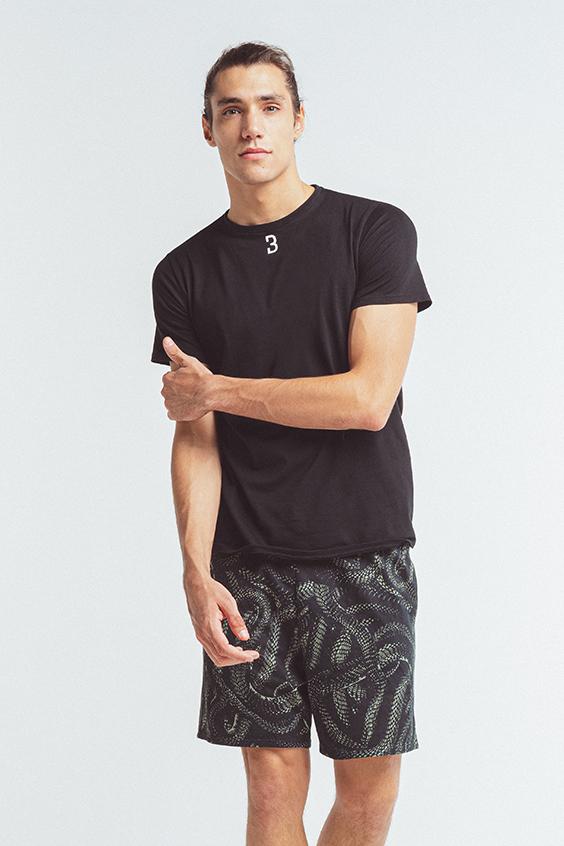 Louisa Bracq Medusa - Ensemble T-shirt Col V & Short Cotton Jersey