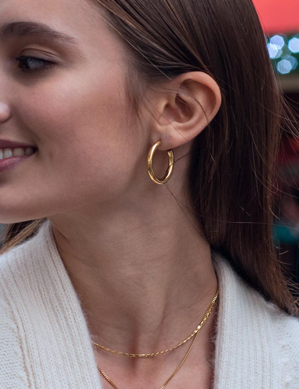Louise Damas CHARLOTTE - GRANDES CREOLES LISSES