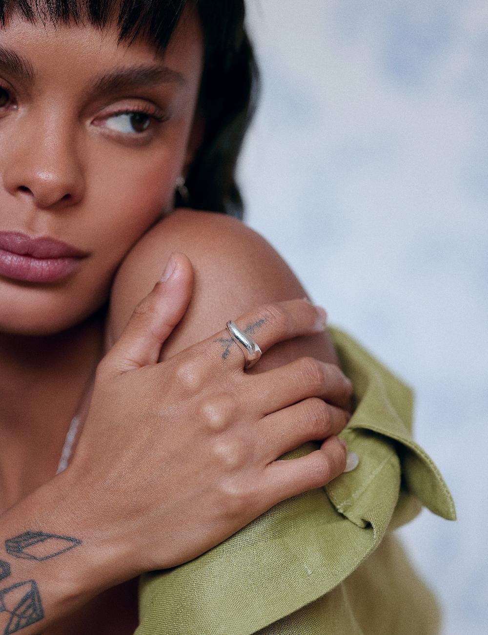 Louise Damas GEORGIA - GRANDE BAGUE ARGENT