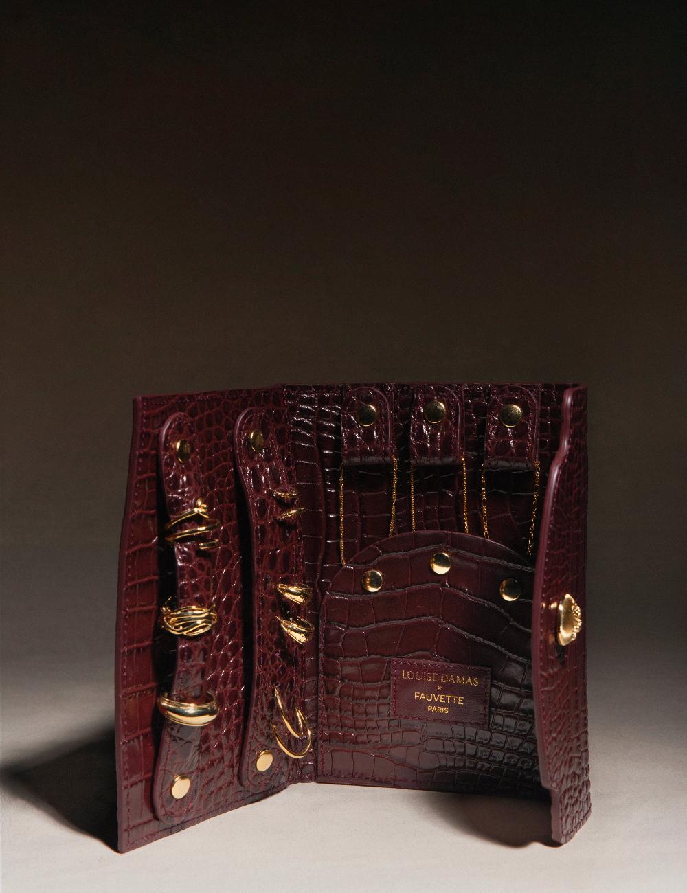louise damas L'ÉTUI À BIJOUX DENISE PRUNE