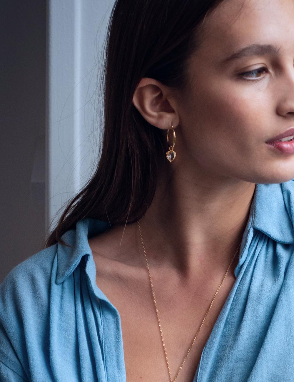 Louise Damas NIKI - CREOLES CRISTAL