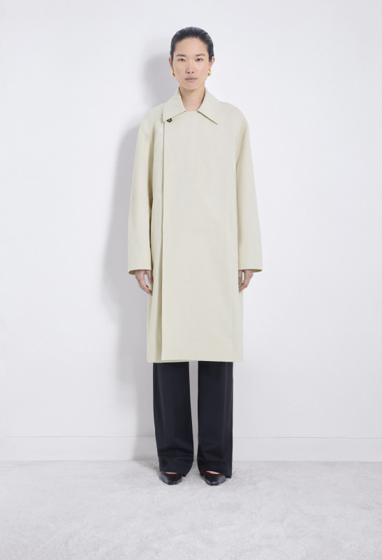 Loulou Studio ALEX Trench Coat En Gabardine De Coton