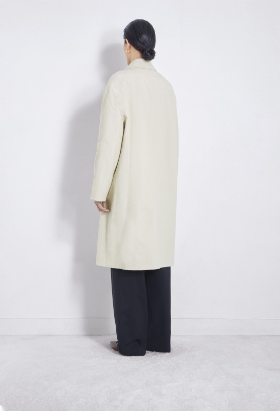 Loulou Studio ALEX Trench Coat En Gabardine De Coton