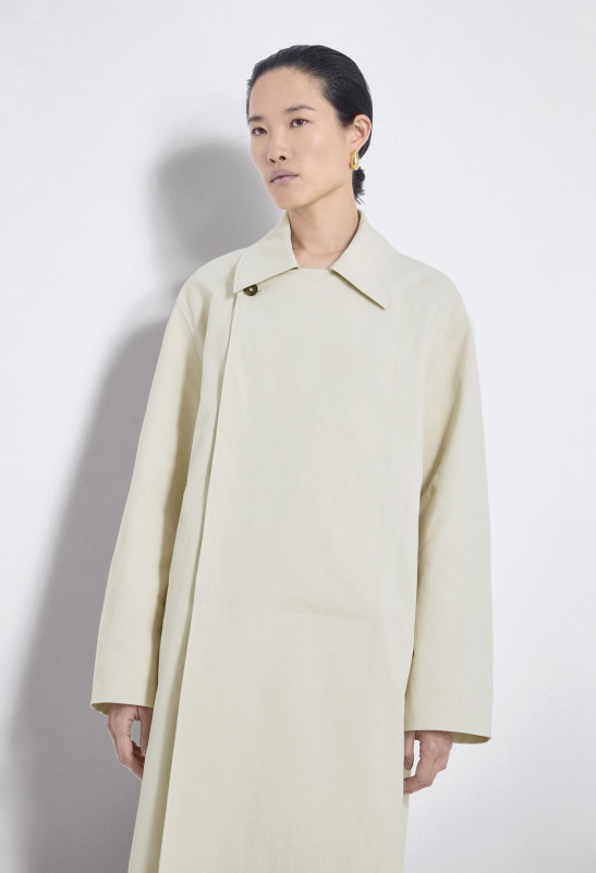 loulou studio ALEX Trench coat en gabardine de coton