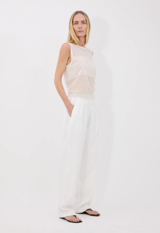 Loulou Studio ANITA Haut En Maille Semi Transparente