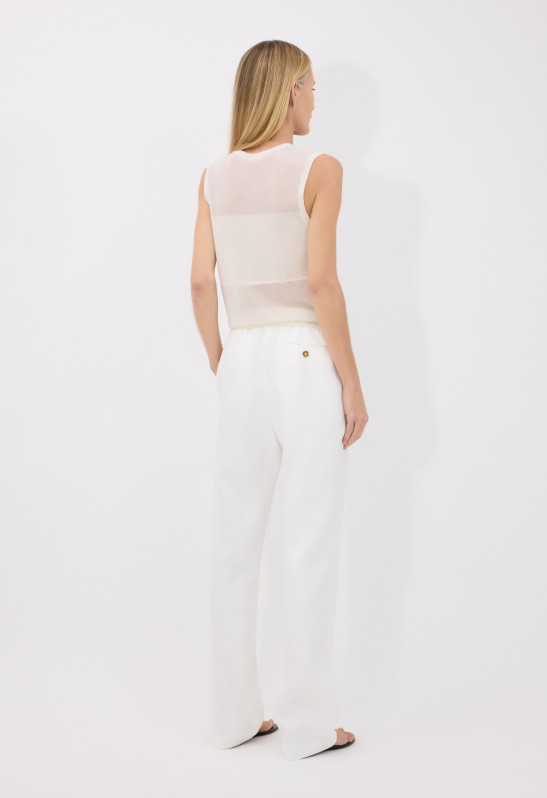 Loulou Studio ANITA Haut En Maille Semi Transparente