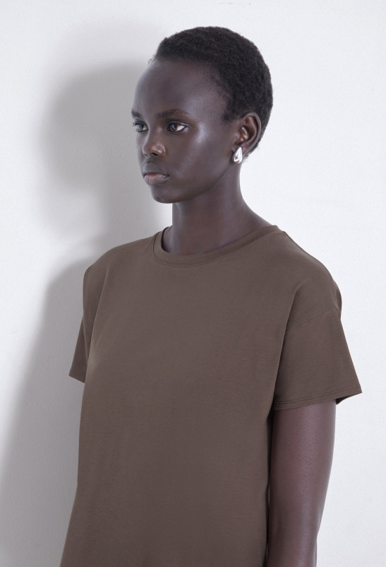 Loulou Studio BASILUZZO T-shirt Oversized En Coton Organique