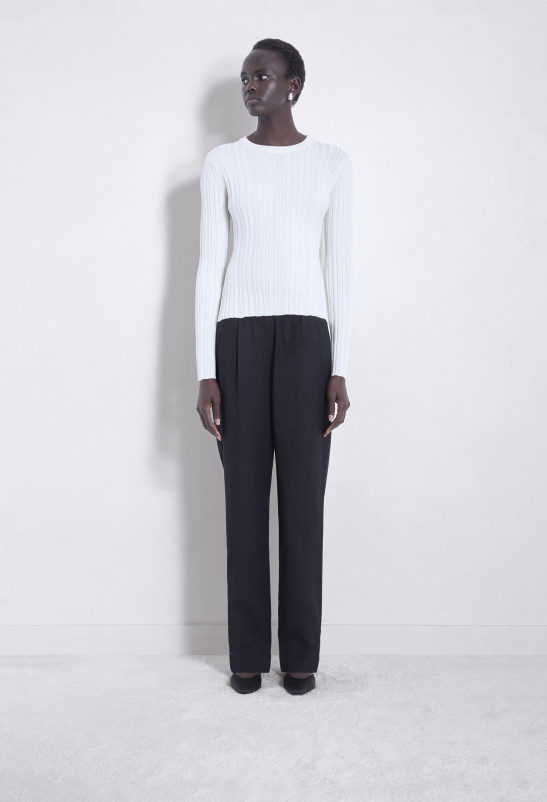 Loulou Studio ELSA Haut Seconde Peau En Soie Et Coton