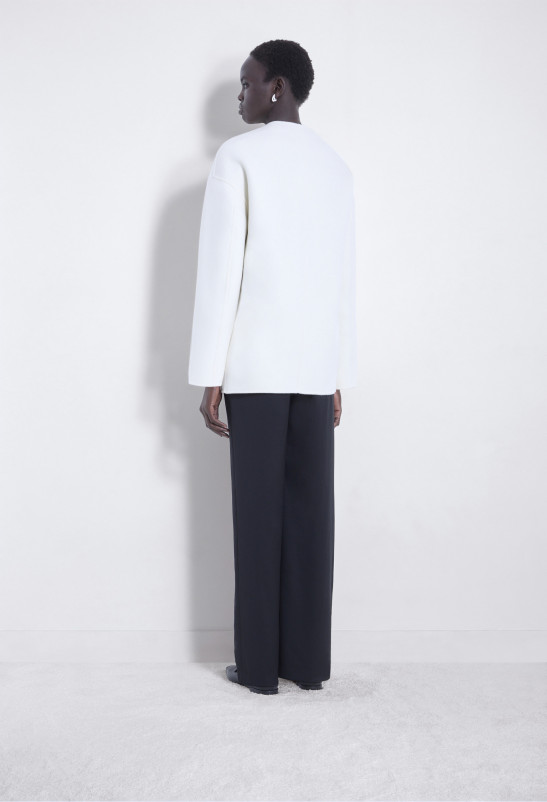 Loulou Studio GIO Manteau Cocon En Laine Et Cachemire Double Face