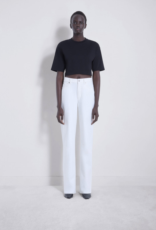 loulou studio GUPO T-shirt court en coton organique