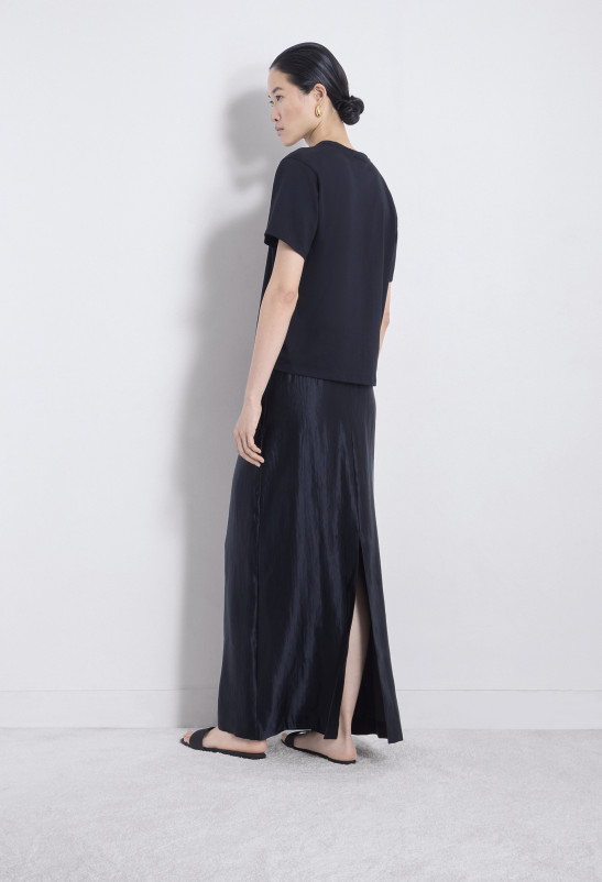 Loulou Studio LIAM Jupe Longue En Organza De Soie Et Lin