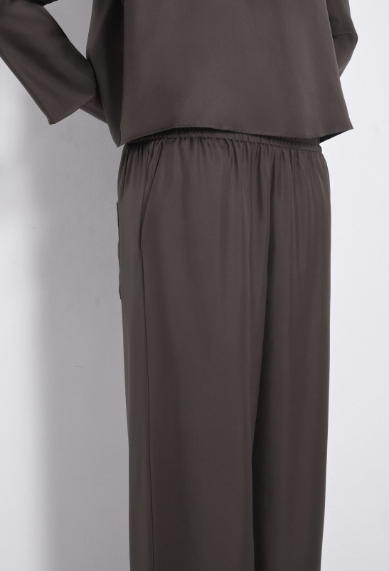 Loulou Studio ALERA Pantalon Large En Soie