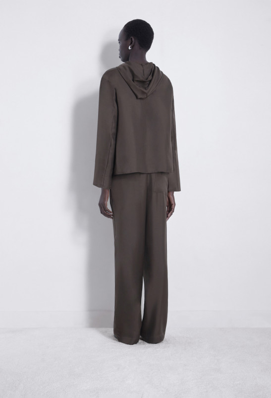 Loulou Studio ALERA Pantalon Large En Soie