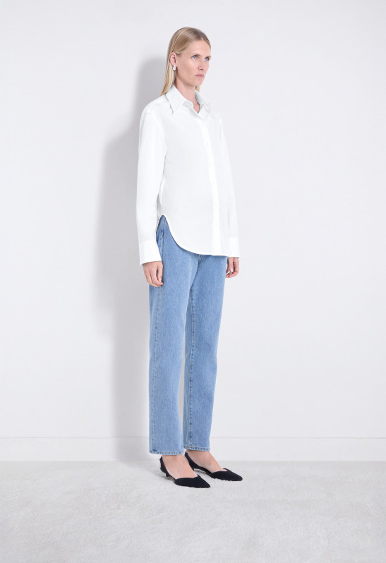 Loulou Studio ALIM Chemise En Popeline De Coton