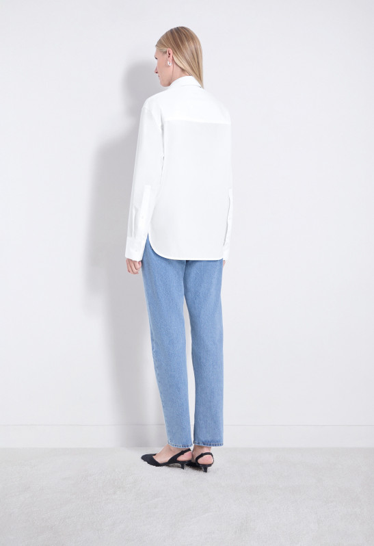 Loulou Studio ALIM Chemise En Popeline De Coton