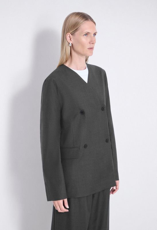 Loulou Studio ALTAIR Veste En Laine Mélangée