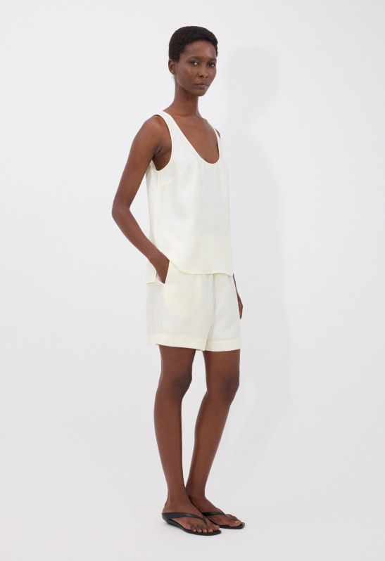 Loulou Studio ARL Short En Sergé De Soie