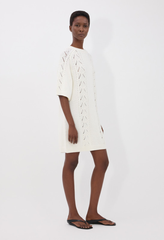 Loulou Studio ARMAN Robe En Maille Coton