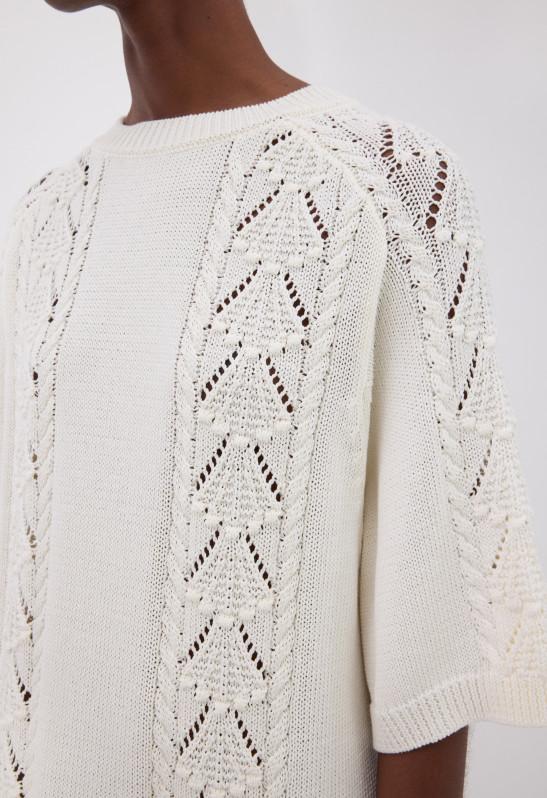 Loulou Studio ARMAN Robe En Maille Coton