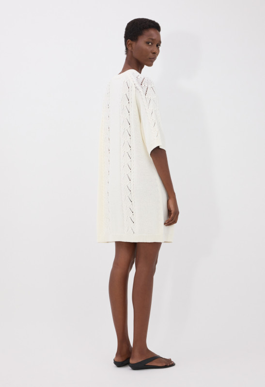 Loulou Studio ARMAN Robe En Maille Coton