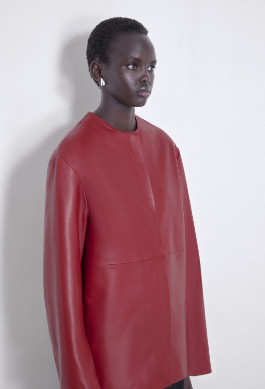 loulou studio ATALIA Manteau en cuir