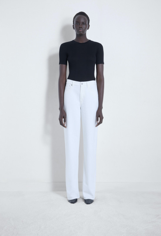 Loulou Studio AVALYN T-shirt En Coton Mercerisé