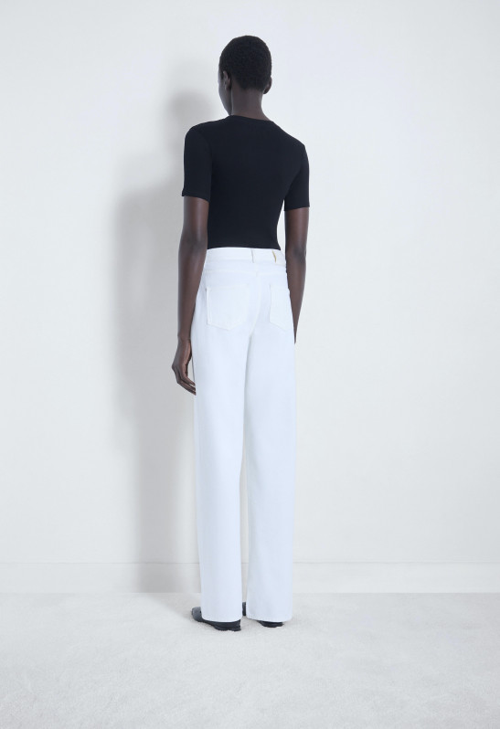 Loulou Studio AVALYN T-shirt En Coton Mercerisé