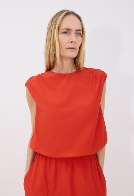 Loulou Studio COSMA Haut En Voile De Coton Et Soie