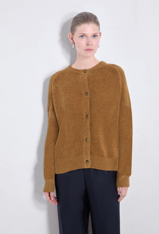 loulou studio FENTON Cardigan en maille de soie