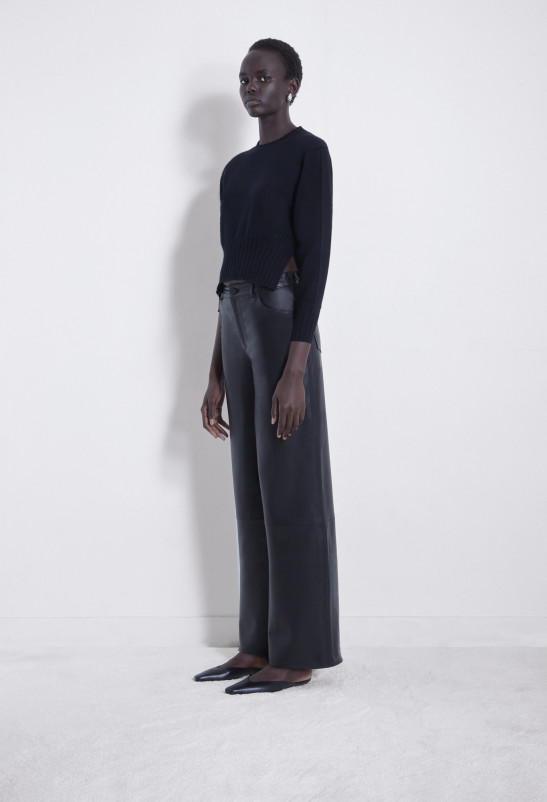 loulou studio FIGARI Pantalon en cuir