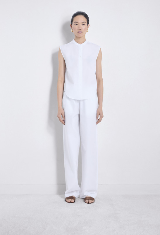 loulou studio HALE Blouse en popeline de coton