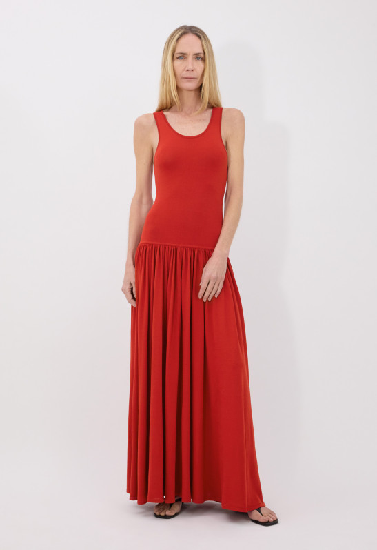 loulou studio JADA Robe longue en jersey