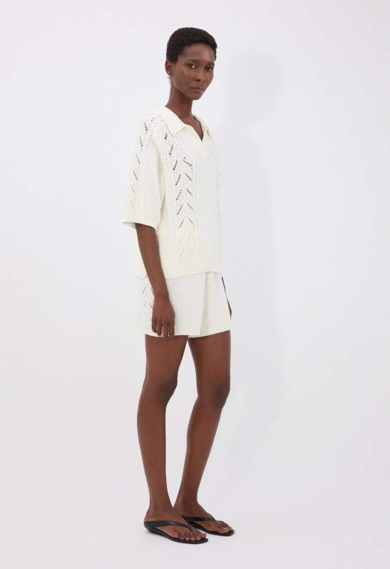 Loulou Studio KINA Polo En Maille De Coton