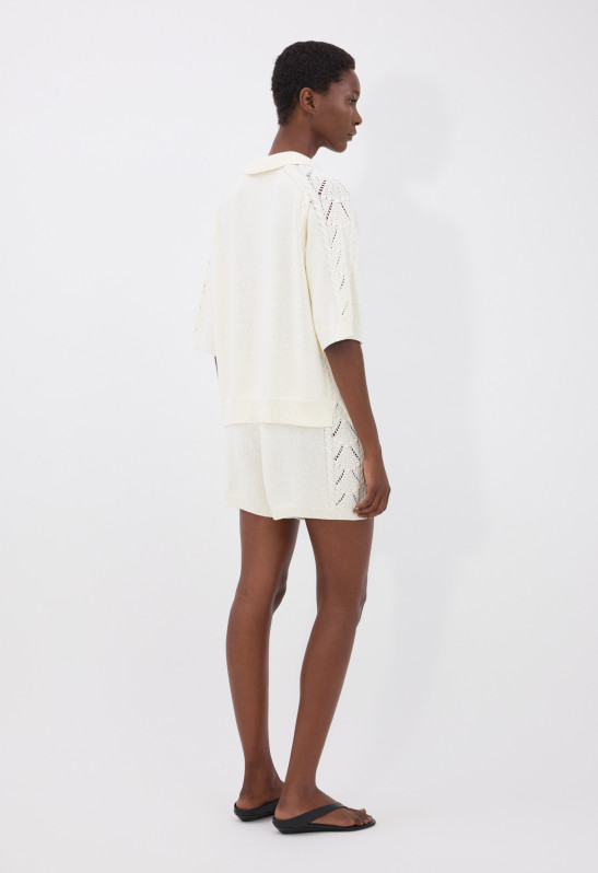 Loulou Studio KINA Polo En Maille De Coton