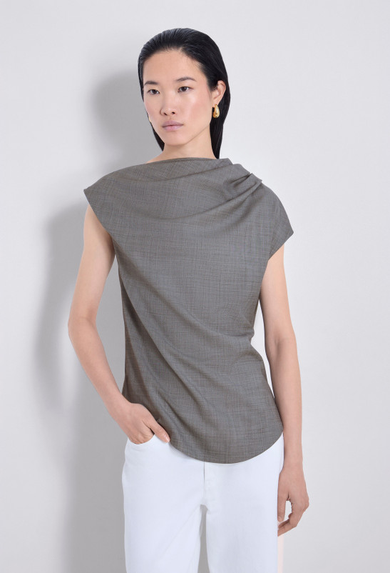 Loulou Studio LYRA Haut En Laine Mélangée