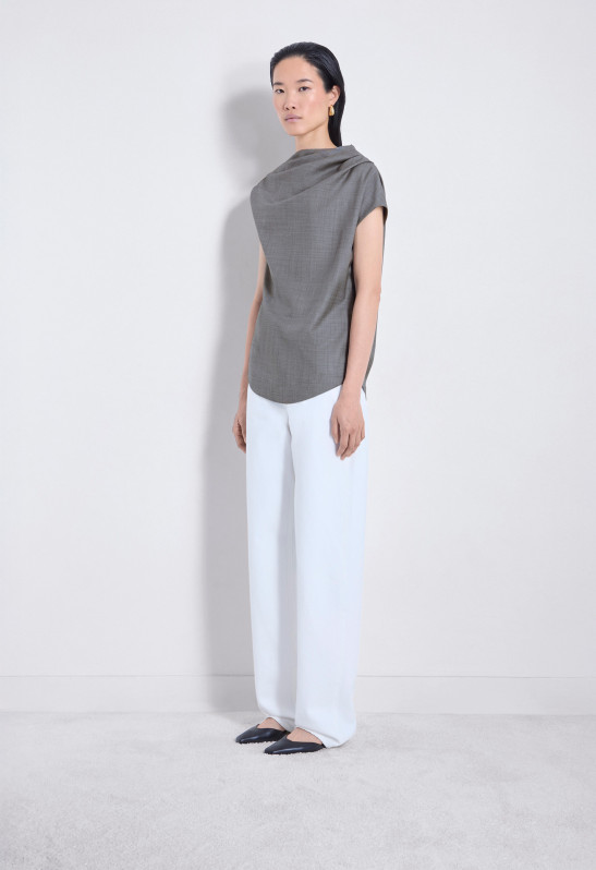 Loulou Studio LYRA Haut En Laine Mélangée