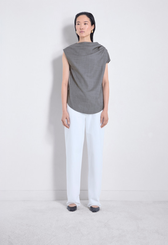 loulou studio LYRA Haut en laine mélangée