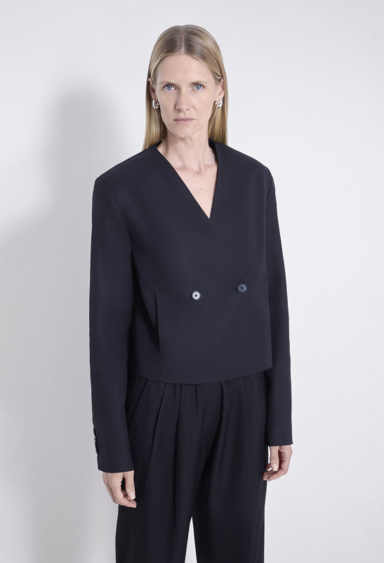 Loulou Studio MALLI Veste Courte En Viscose Et Lin