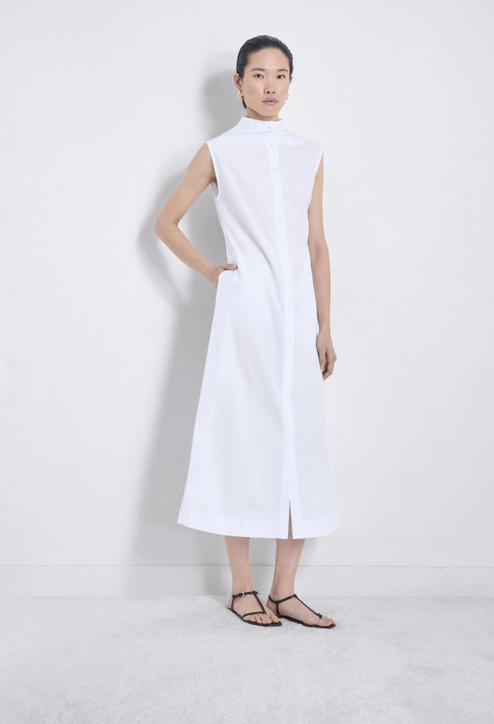 Loulou Studio MAUI Robe En Popeline De Coton