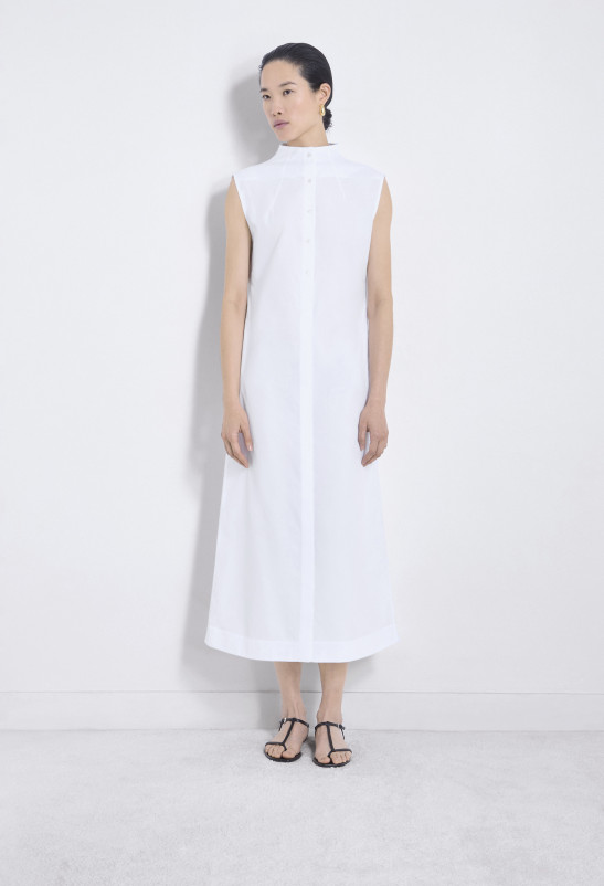 loulou studio MAUI Robe en popeline de coton