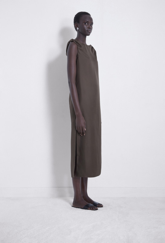 Loulou Studio MOUN Robe à Noeuds En Soie