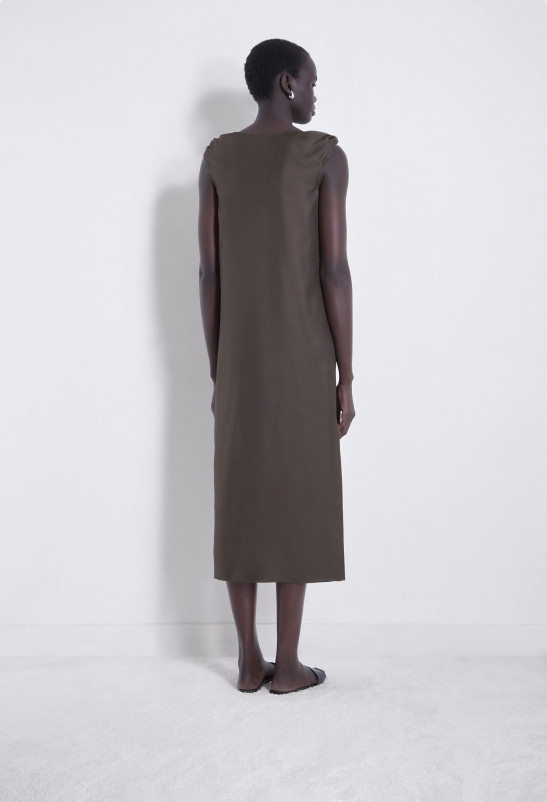 Loulou Studio MOUN Robe à Noeuds En Soie