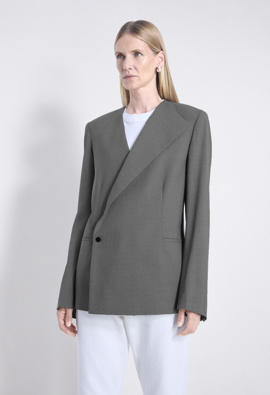 Loulou Studio NODO Veste En Laine Mélangée