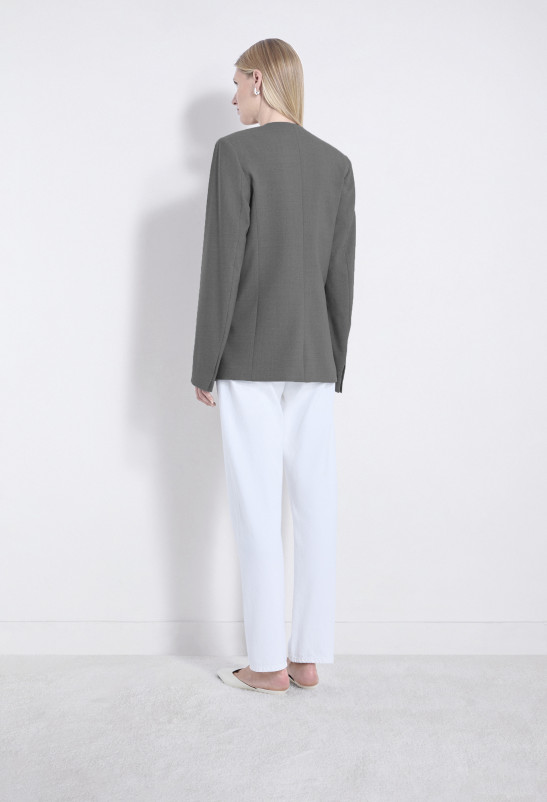 Loulou Studio NODO Veste En Laine Mélangée