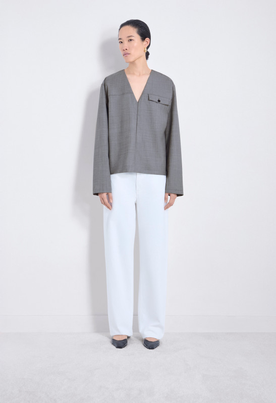 Loulou Studio ORECA Haut En Laine Mélangée