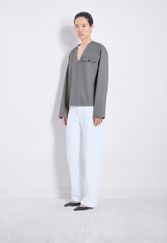 Loulou Studio ORECA Haut En Laine Mélangée