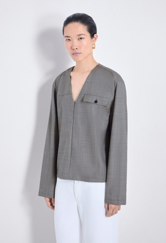 loulou studio ORECA Haut en laine mélangée