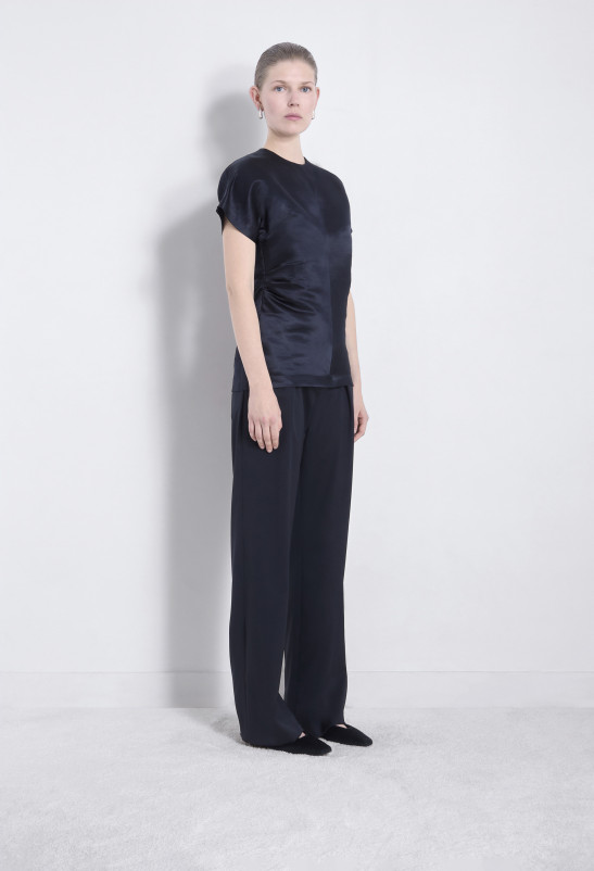 Loulou Studio PERO Haut En Organza De Soie Et Lin
